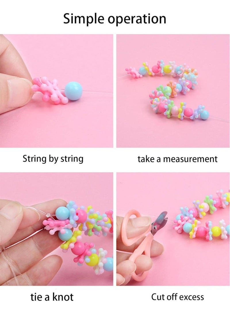 Capstro Kids Beaded Bracelet Making Kit – 32 Grid DIY Jewelry Craft Set with Colorful Pony, Alphabet & Charm Beads | Creative Gift for Girls - Image 2